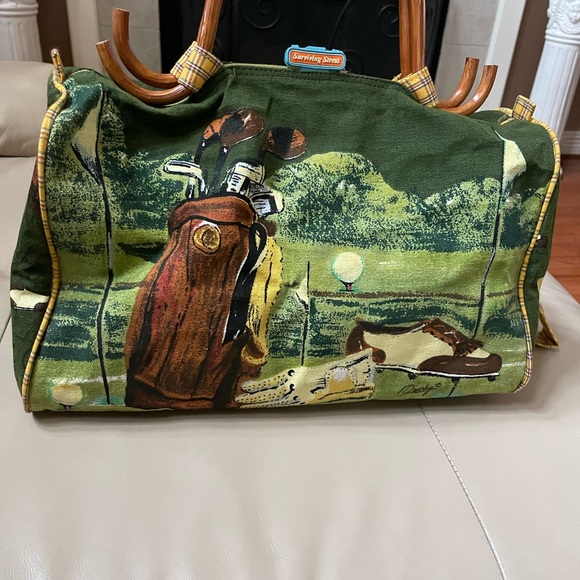 Anne Ormsby Design Artistic Golf Satchel  Bag - Picture 11 of 16